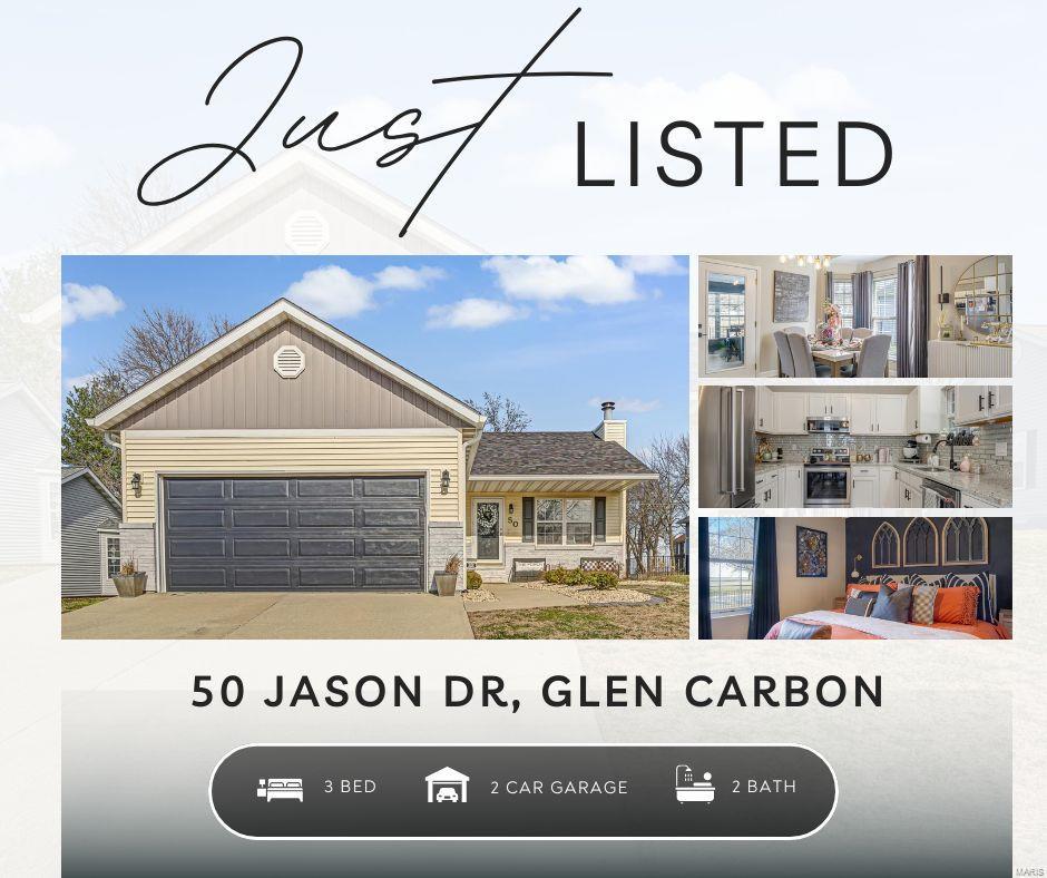 3 Bedroom, 1,228 sq. feet 50 Jason Drive Glen Carbon, IL