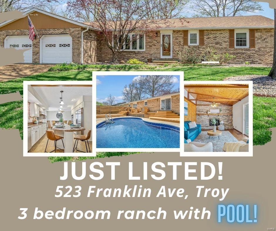 3 Bedroom,  523 Franklin Avenue Troy, IL