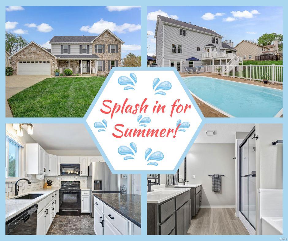 4 Bedroom, 2,868 sq. feet 210 Nicole Court Glen Carbon, IL