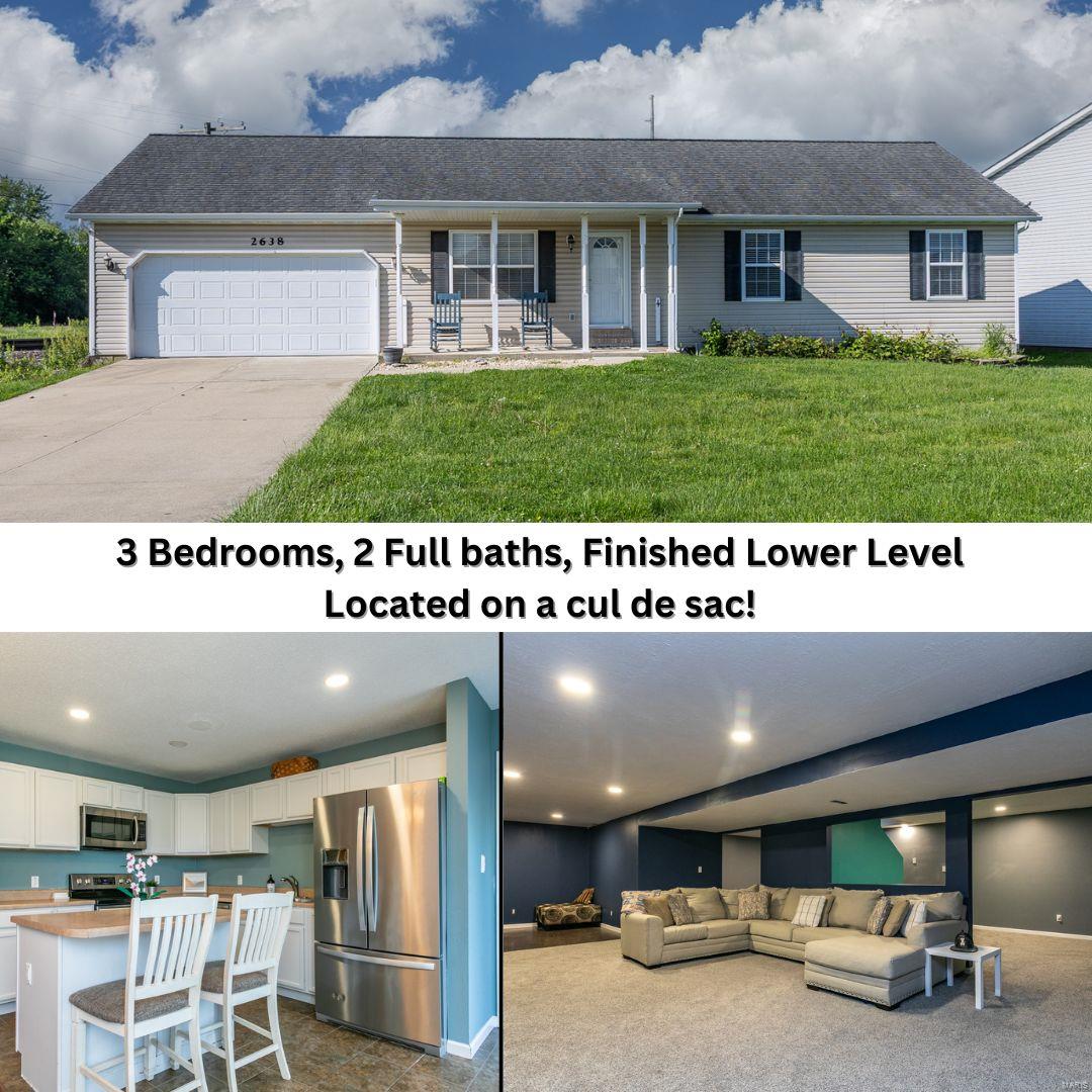 3 Bedroom, 2,290 sq. feet 2638 Northbridge Court Granite City, IL
