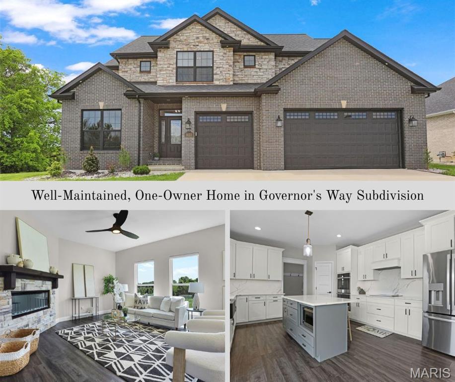 4 Bedroom, 2,466 sq. feet 1623 Oglesby Drive Edwardsville, IL