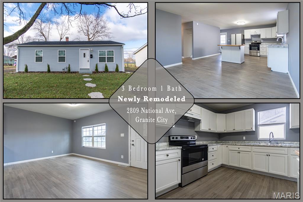 3 Bedroom, 1,728 sq. feet 2809 National Avenue Granite City, IL
