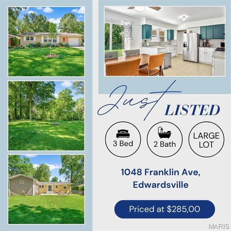 3 Bedroom, 1,769 sq. feet 1048 Franklin Avenue Edwardsville, IL
