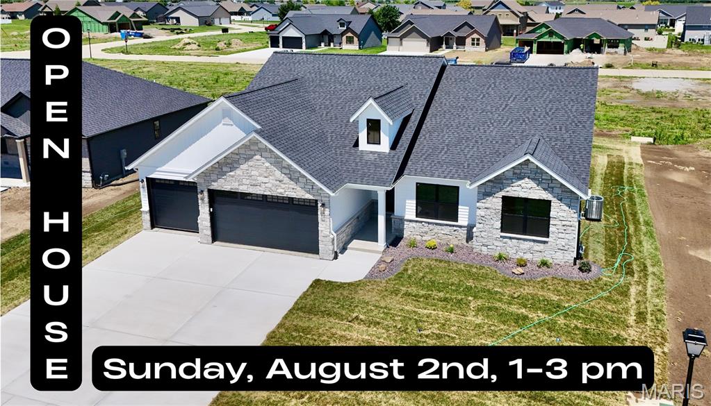 4 Bedroom, 3,027 sq. feet 308 Rumsfeld Drive Troy, IL