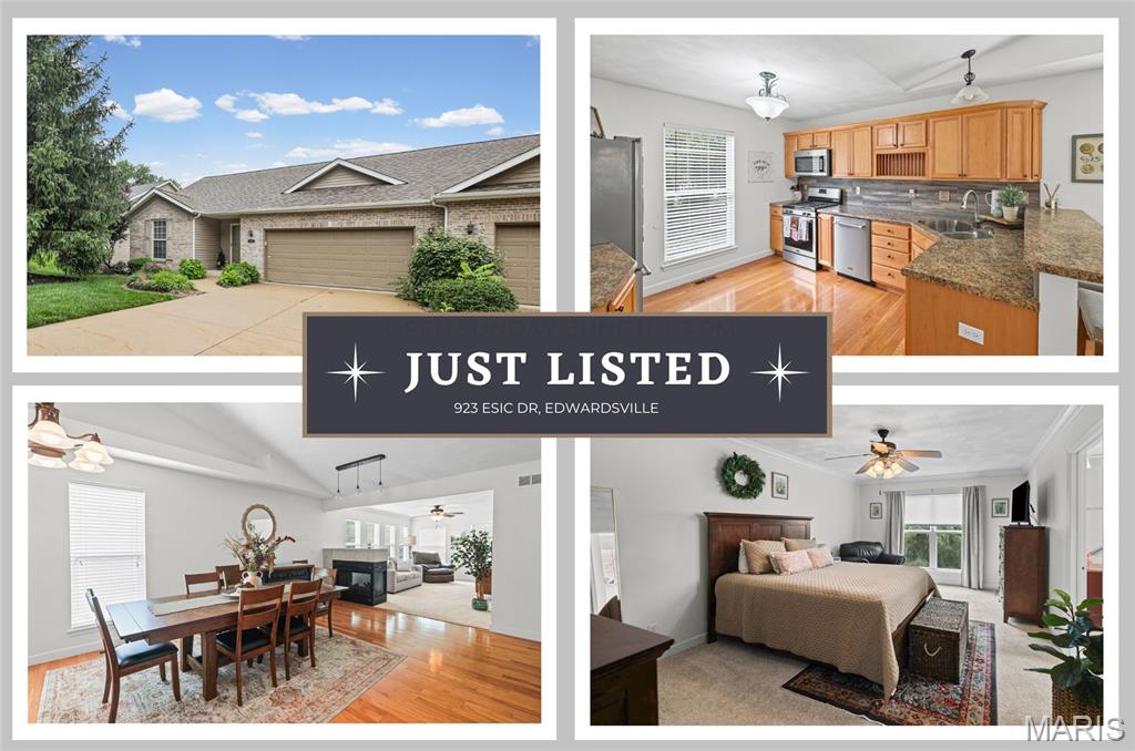 3 Bedroom, 2,249 sq. feet 923 Esic Drive Edwardsville, IL
