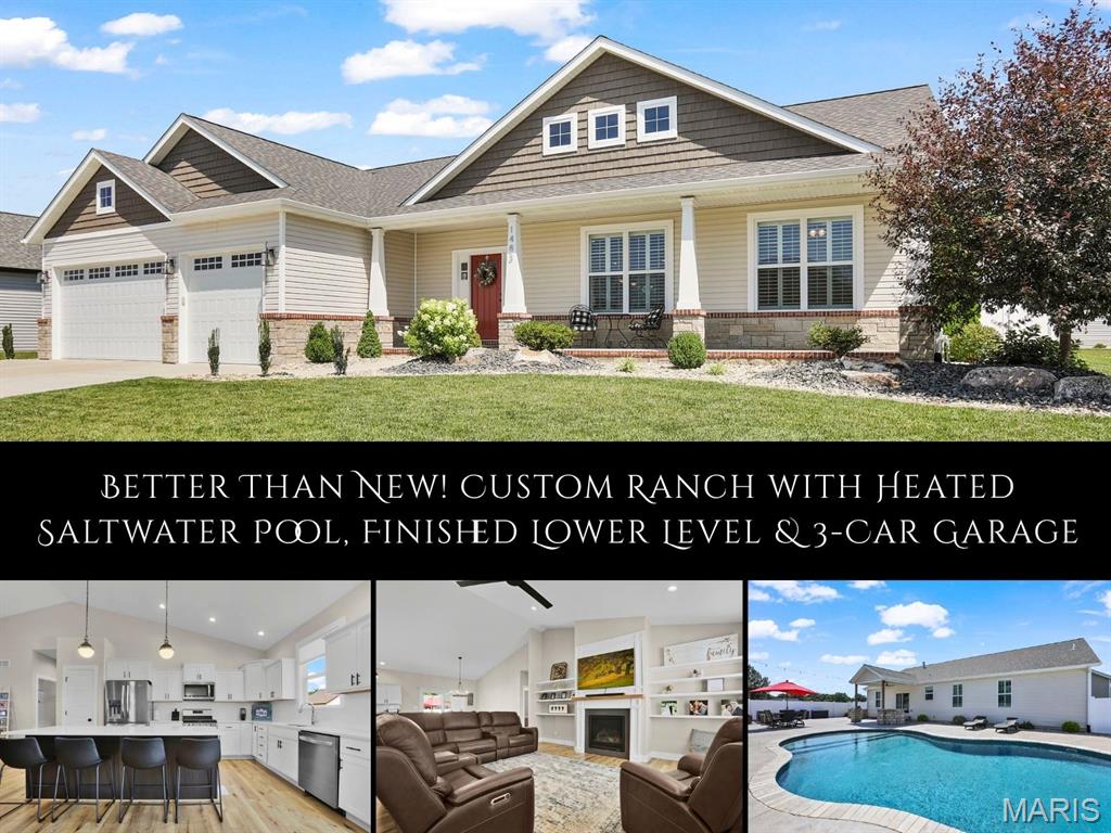 4 Bedroom, 2,735 sq. feet 1483 Guilford Place Troy, IL