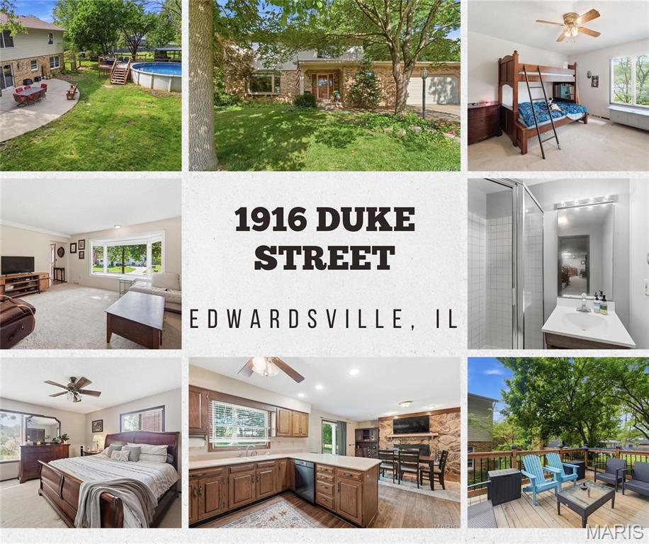 4 Bedroom, 2,749 sq. feet 1916 Duke Street Edwardsville, IL