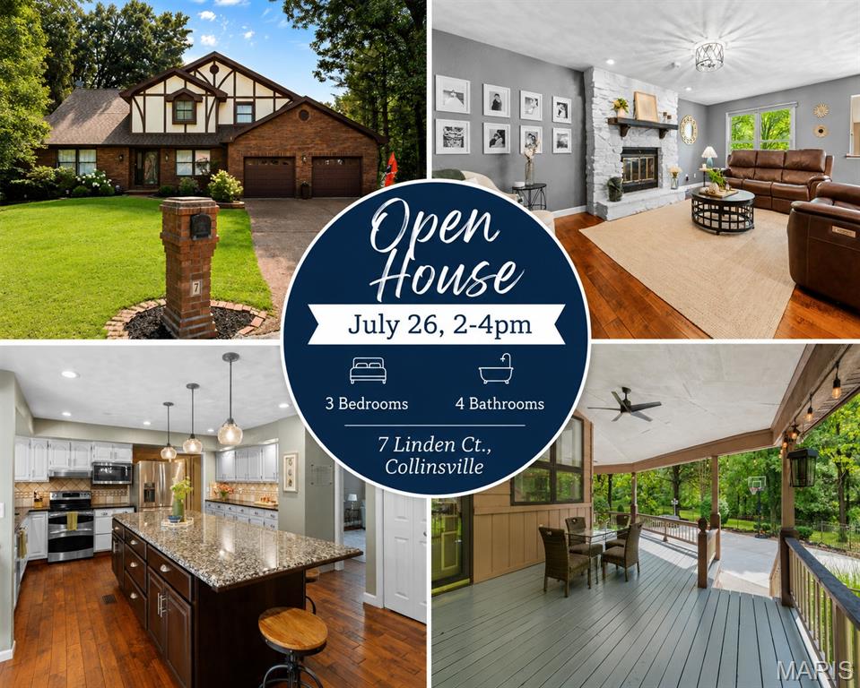 3 Bedroom, 4,277 sq. feet 7 Linden Court Collinsville, IL