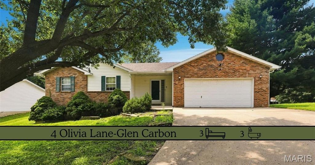 3 Bedroom, 2,607 sq. feet 4 Olivia Lane Glen Carbon, IL