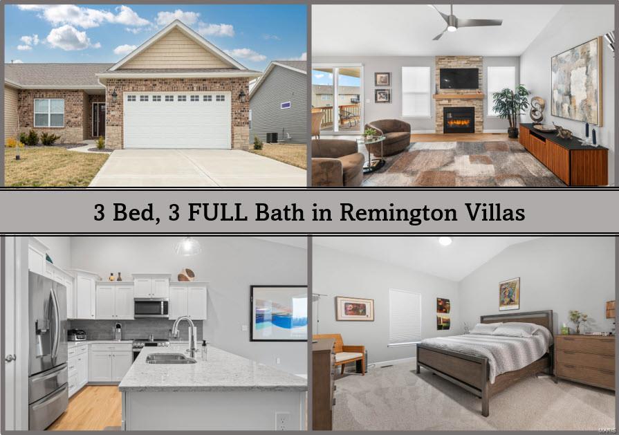 3 Bedroom, 2,173 sq. feet 7133 Remington Villa Drive Maryville, IL