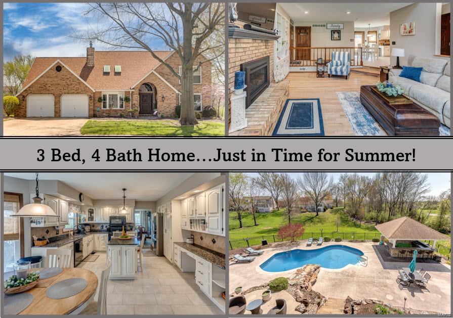 3 Bedroom, 3,981 sq. feet 4 Dogwood Court Bethalto, IL